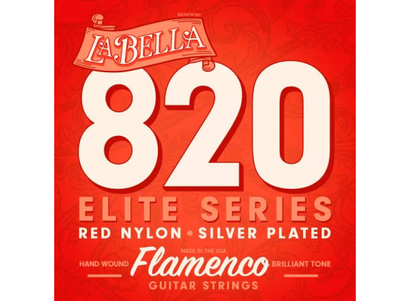 La Bella 820 Red Nylon Flamenco Strings La Bella 820 Red Nylon Flamenco Strings